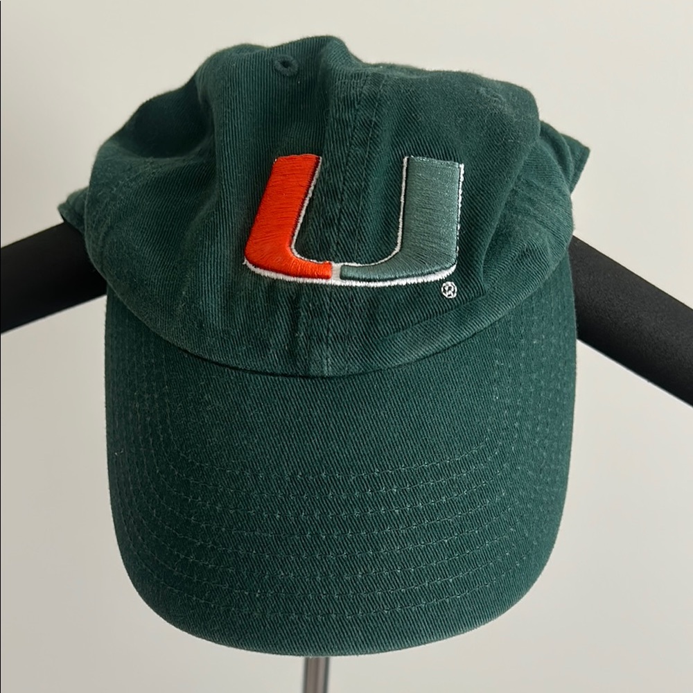University of Miami hat U logo sz M